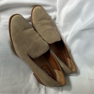 Franco Sarto Beige Suede Loafers women’s 8